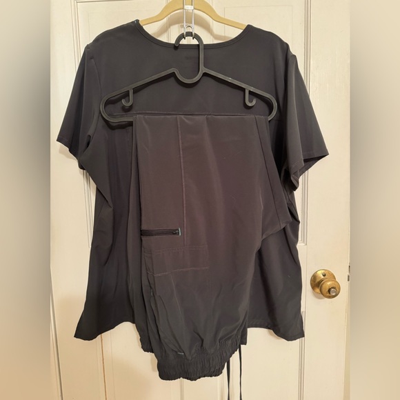 Scrubstar scrub pants pewter L women’s drawstring and spandex - Picture 3 of 14